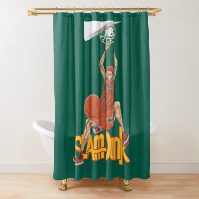 Japanese Slam Dunk Hero Shower Curtain Official Anime Shower Curtain Merch