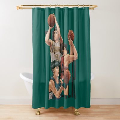 Slam Dunk Basketball Shower Curtain Official Anime Shower Curtain Merch