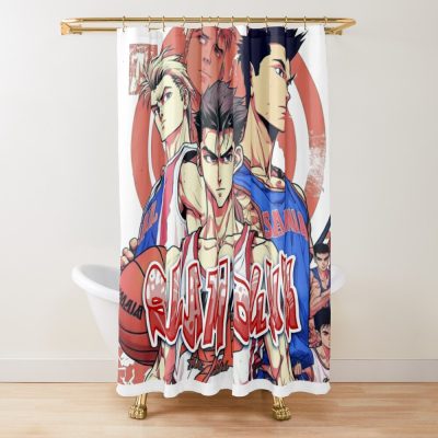 Slam Dunk Anime Shower Curtain Official Anime Shower Curtain Merch