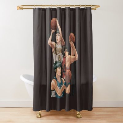 Slam Dunk Basketball Shower Curtain Official Anime Shower Curtain Merch