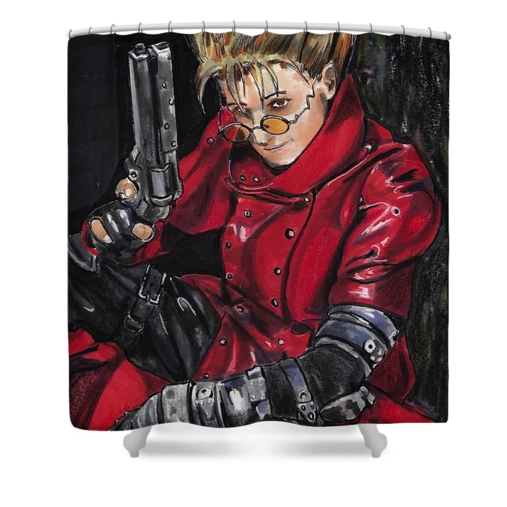 vash the stampede shawn howe - Anime Shower Curtain Shop