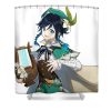 venti genshin impact allen mary - Anime Shower Curtain Shop