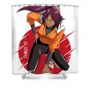 vintage bleach anime yoruichi shihoin anime video game transparent - Anime Shower Curtain Shop