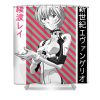 vintage neon genesis evangelion ayanami anime gifts for fans lotus leafal transparent - Anime Shower Curtain Shop