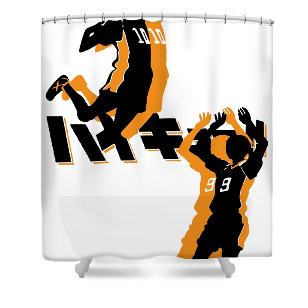 volley haikyuu laurene m odell transparent - Anime Shower Curtain Shop