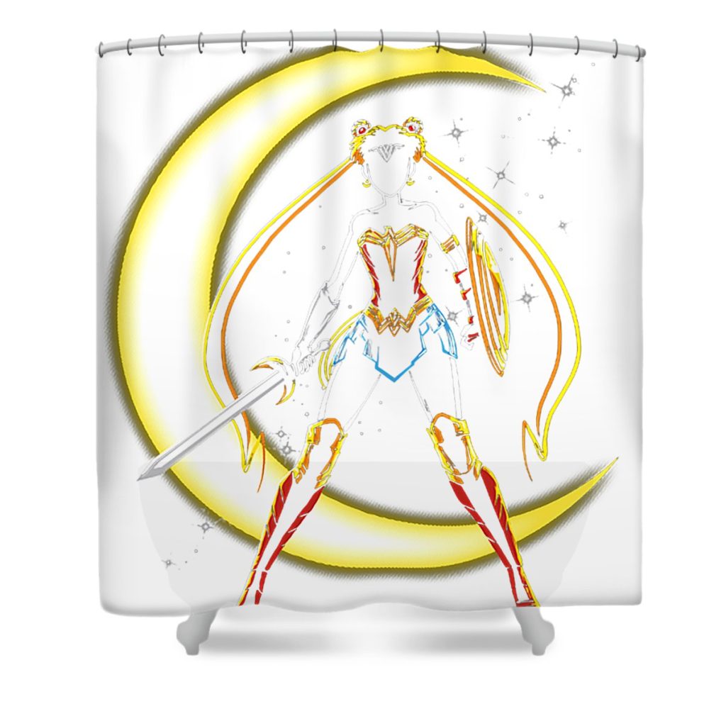 wonder moon sailor tlatarkasih tlatarkasih transparent - Anime Shower Curtain Shop