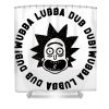 wubba lubba dub dub maida widiastuti transparent - Anime Shower Curtain Shop