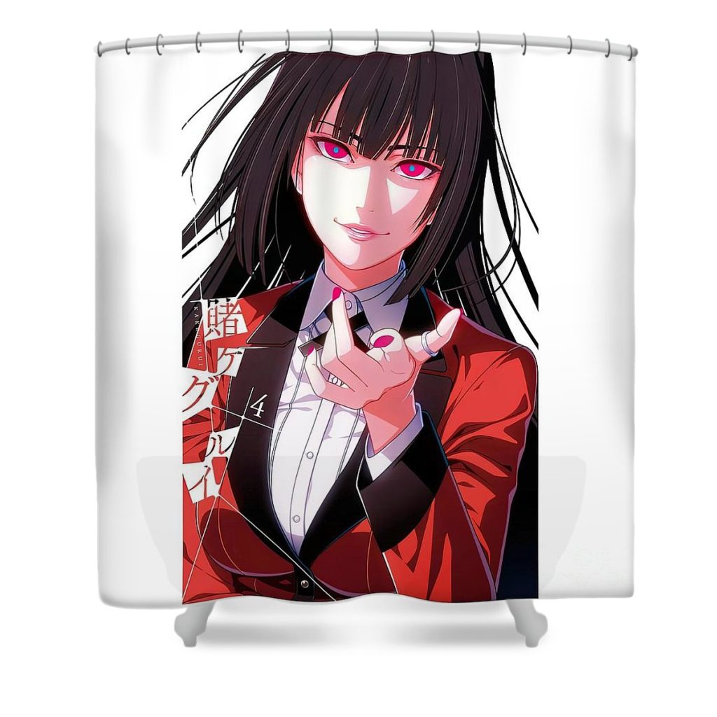 yumeko kakegurui moore bruce - Anime Shower Curtain Shop