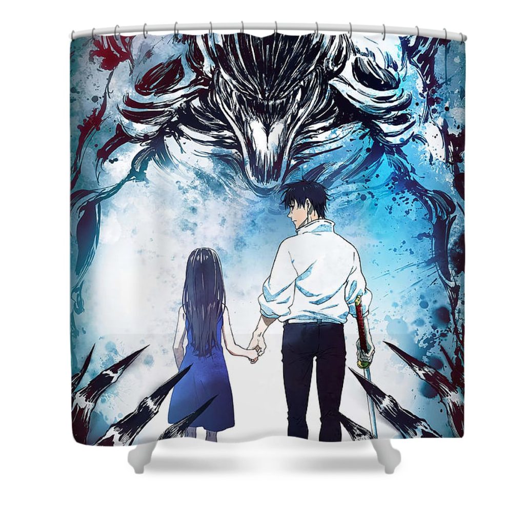 yuta okkotsu nerv asca - Anime Shower Curtain Shop