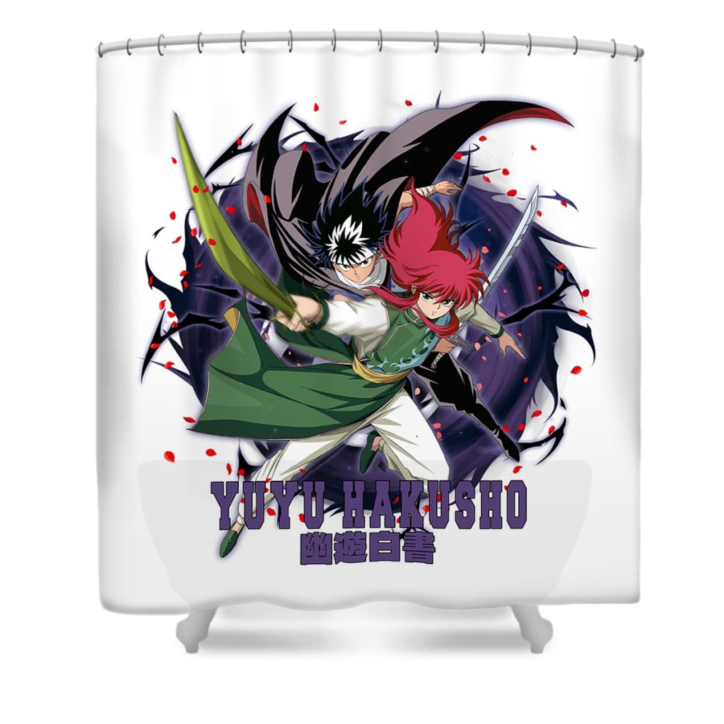 yuyu hakusho angkawijaya production transparent - Anime Shower Curtain Shop