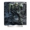 zaku andrea gatti - Anime Shower Curtain Shop