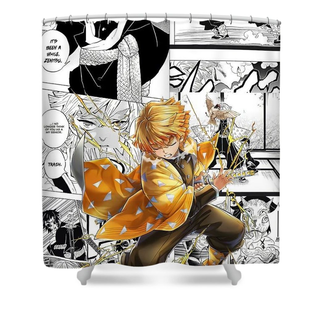 zenitsu justin gian santos - Anime Shower Curtain Shop