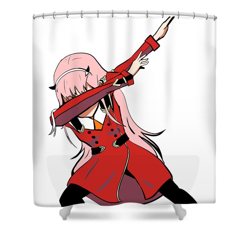 zero two dubbing beck money transparent - Anime Shower Curtain Shop