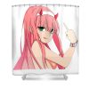 zero two midle finger beck money transparent - Anime Shower Curtain Shop