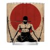 zoro one piece anime ihab design - Anime Shower Curtain Shop