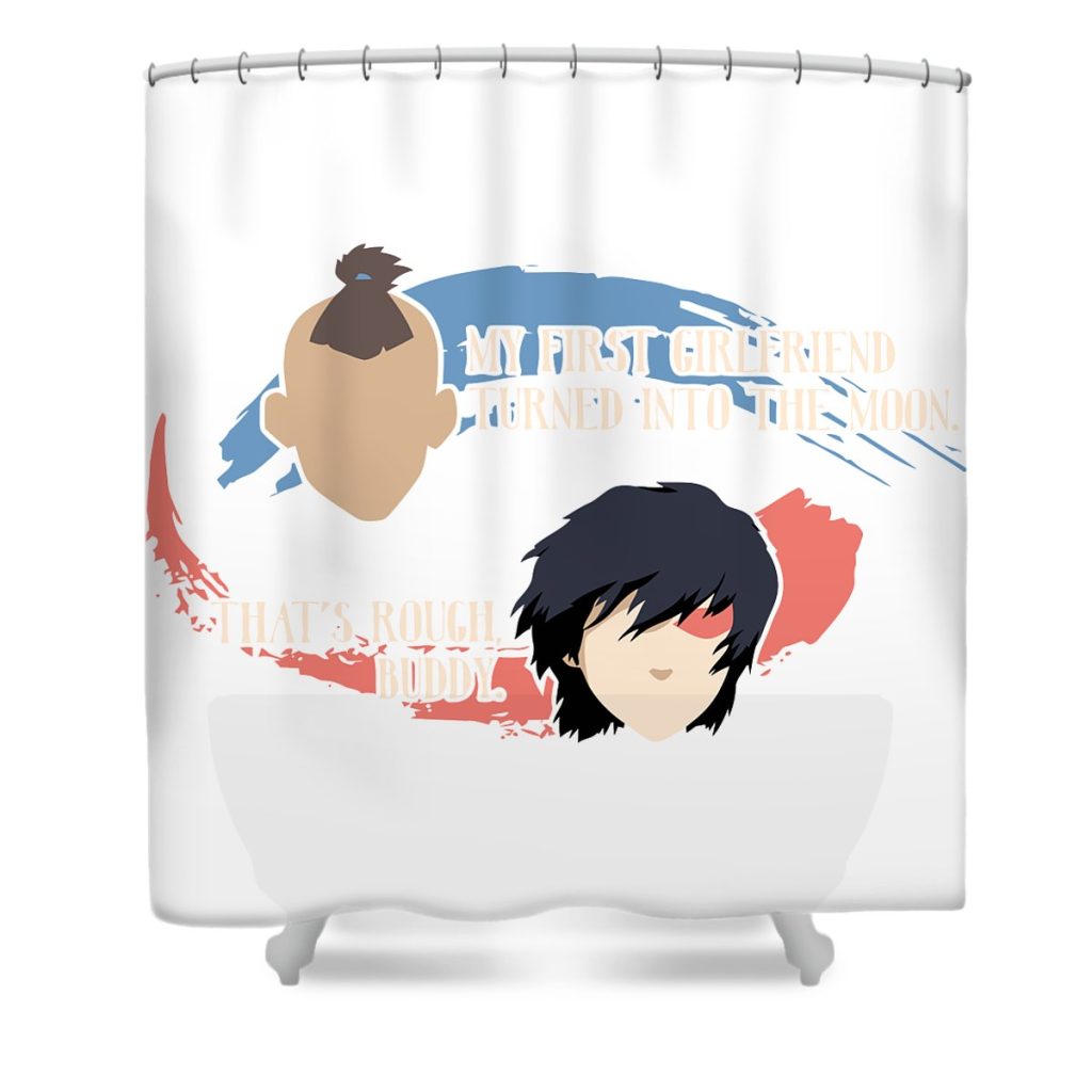 zuko that is rough buddy avatar the last airbender carlyn p lee transparent - Anime Shower Curtain Shop