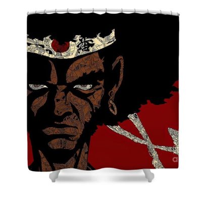 afro samurai knight roberts 1024x1024 1 - Anime Shower Curtain Shop