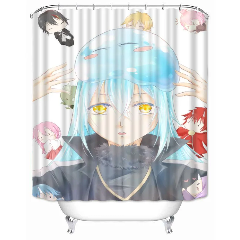 Musife Custom That Time I Got Reincarnated as A Slime Shower Curtain Waterproof Bathroom Polyester Fabric 16 - Anime Shower Curtain Shop