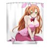 bunny girl peeker ben hamdawi transparent - Anime Shower Curtain Shop