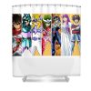 classic art saint seiya anime characters gifts idea lotus leafal transparent - Anime Shower Curtain Shop