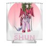 classic photo saint seiya andromeda gifts idea lotus leafal transparent - Anime Shower Curtain Shop