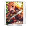 classic raphtalia the rising of the shield hero anime japanese gifts idea lotus leafal transparent - Anime Shower Curtain Shop