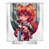 classic raphtalia the rising of the shield hero fantasy anime for men women lotus leafal transparent - Anime Shower Curtain Shop