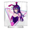 dark red bunny girl senpai anime video game transparent - Anime Shower Curtain Shop