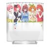 design art the quintessential quintuplets series gifts idea mizorey tee transparent - Anime Shower Curtain Shop