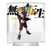 funny gift japanese mushoku web novels tensei retro wave shop anime transparent - Anime Shower Curtain Shop