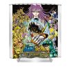 funny saint seiya characters gifts idea lotus leafal transparent - Anime Shower Curtain Shop