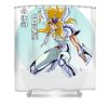 graphic cygnus art saint seiya characters anime manga for fans lotus leafal transparent - Anime Shower Curtain Shop