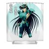 japanese art dragon saint seiya anime manga for fans lotus leafal transparent - Anime Shower Curtain Shop