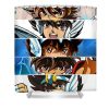 japanese art saint seiya characters manga for fans lotus leafal transparent - Anime Shower Curtain Shop