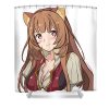 retro art raphtalia the rising of the shield hero anime for men women lotus leafal transparent - Anime Shower Curtain Shop