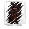 retro naofumi boy the rising of the shield hero anime for men women lotus leafal transparent - Anime Shower Curtain Shop