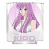 retro saint seiya art saori characters anime manga for fans lotus leafal transparent - Anime Shower Curtain Shop