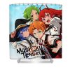 rudeus roxy eris lilia mushoku tensei jordan launch - Anime Shower Curtain Shop