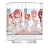 the quintessential quintuplets brides sibainu transparent - Anime Shower Curtain Shop