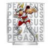 vintage pegasus art saint seiya anime manga for fans lotus leafal transparent - Anime Shower Curtain Shop