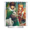 vintage the rising of the shield hero characters adventure manga series lotus leafal transparent - Anime Shower Curtain Shop