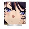 waifu sakurajima indah dah - Anime Shower Curtain Shop